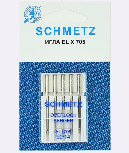 Schmetz ELx705 Serger Needles -Size 14/90 5/Pkg